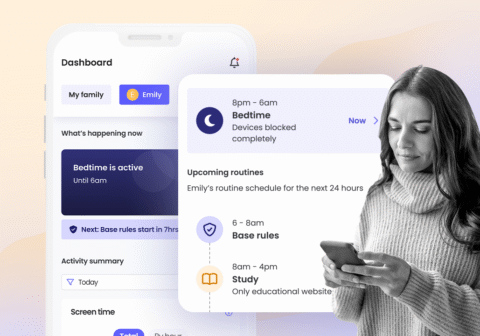 What’s next: see how your child’s device rules change throughout the day